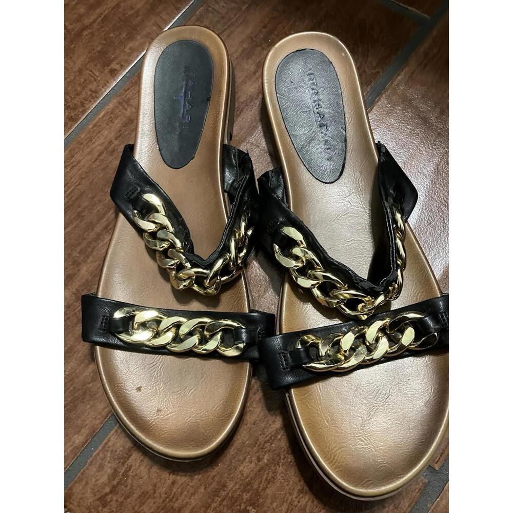 Tahari Women's Shoes Sandals Black Size 9 SKU#08576 Preowned